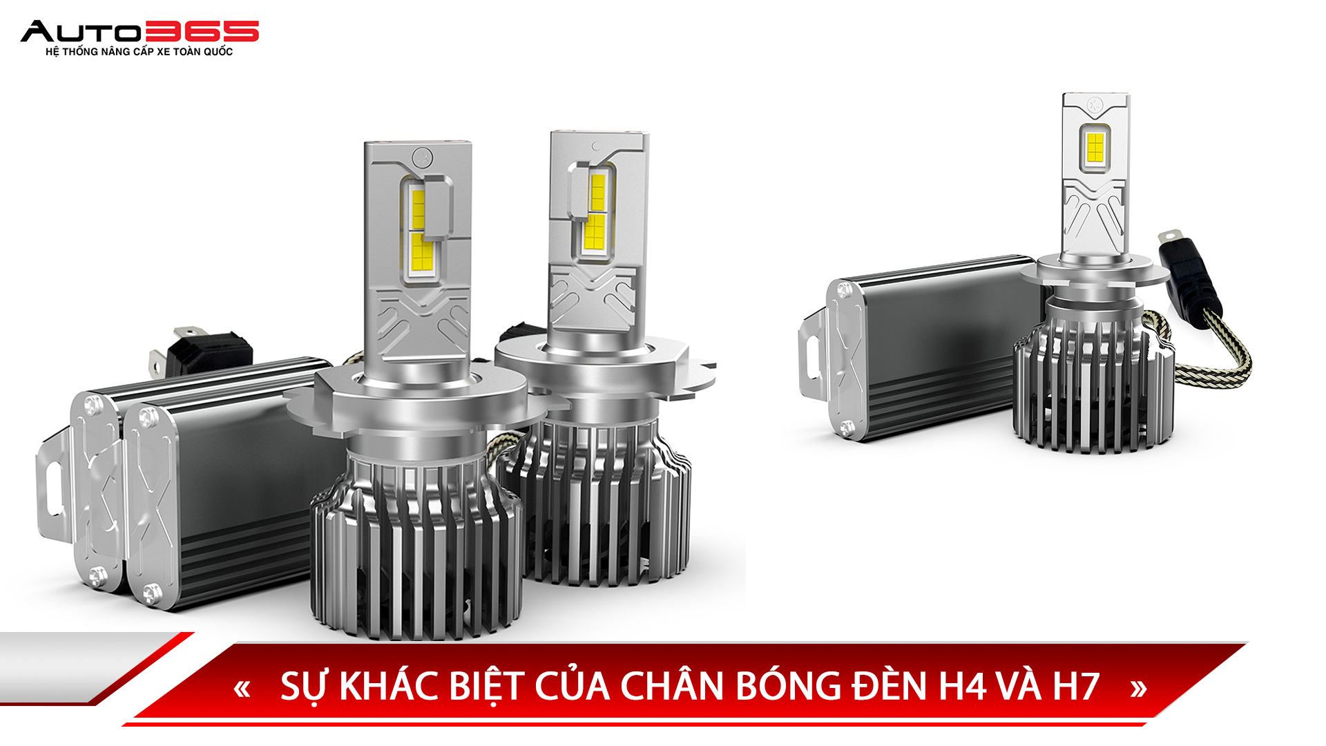 SỰ KHÁC BIỆT CỦA CHÂN BÓNG ĐÈN H4 VÀ H7